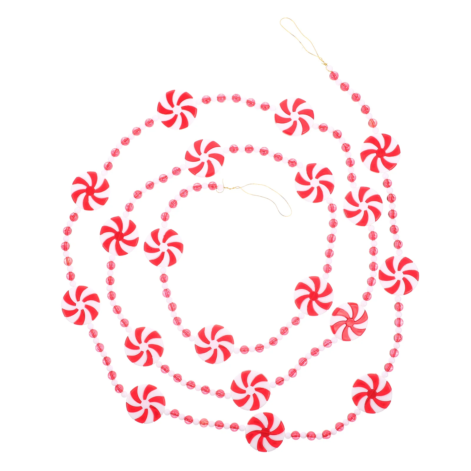 

Christmas Candy Garland Treedecorations Decor Hanging Peppermint Ornaments Beads Cane Ornamentpendantbead String Diy Decoration