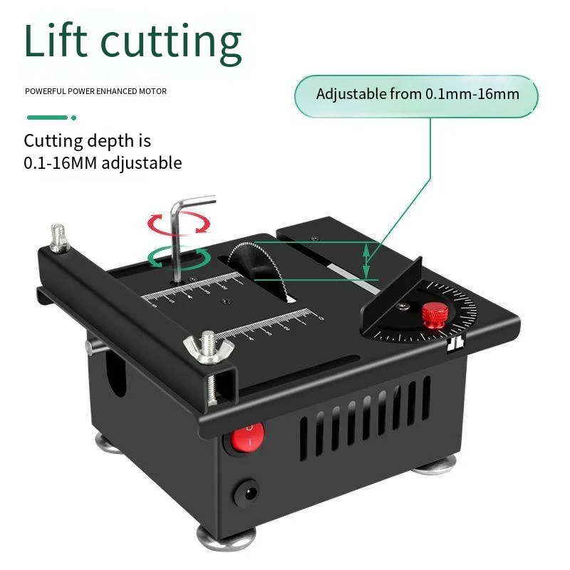 Мини-настольная маленькая настольная пила сделай сам деревообрабатывающая