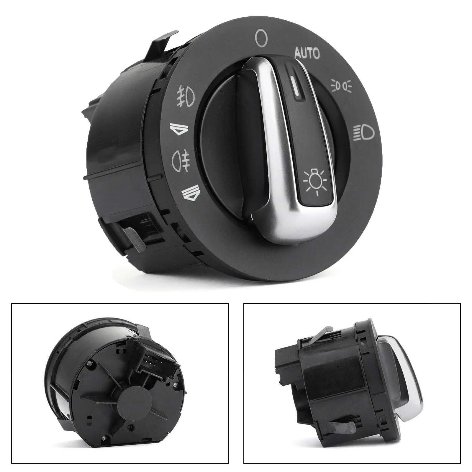 Хромированный автомобильный переключатель для противотуманной фары ручка