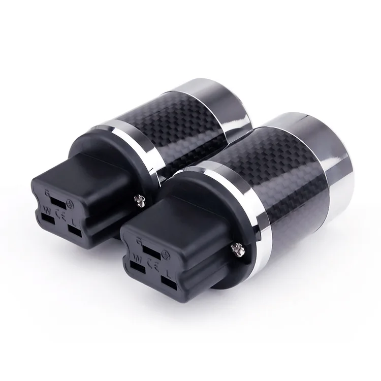 Огромная вилка питания из углеродного волокна NCF HIFI звуковая хвостовая