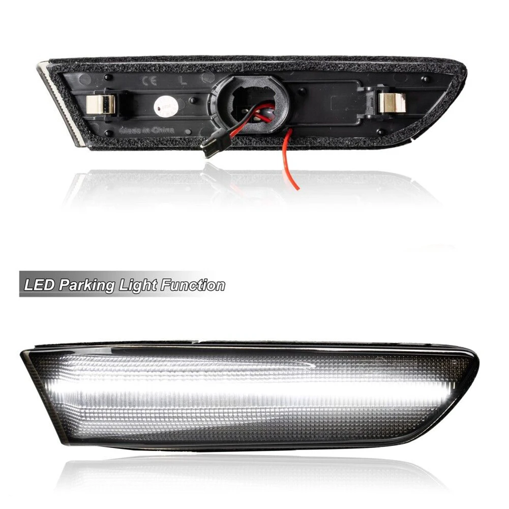 

Brand New Marker Lights 26185-AL520 2pcs Front Bumper Side Hot IN2551108 Smoked Super Bright Ultrasonically Sealed Waterproof