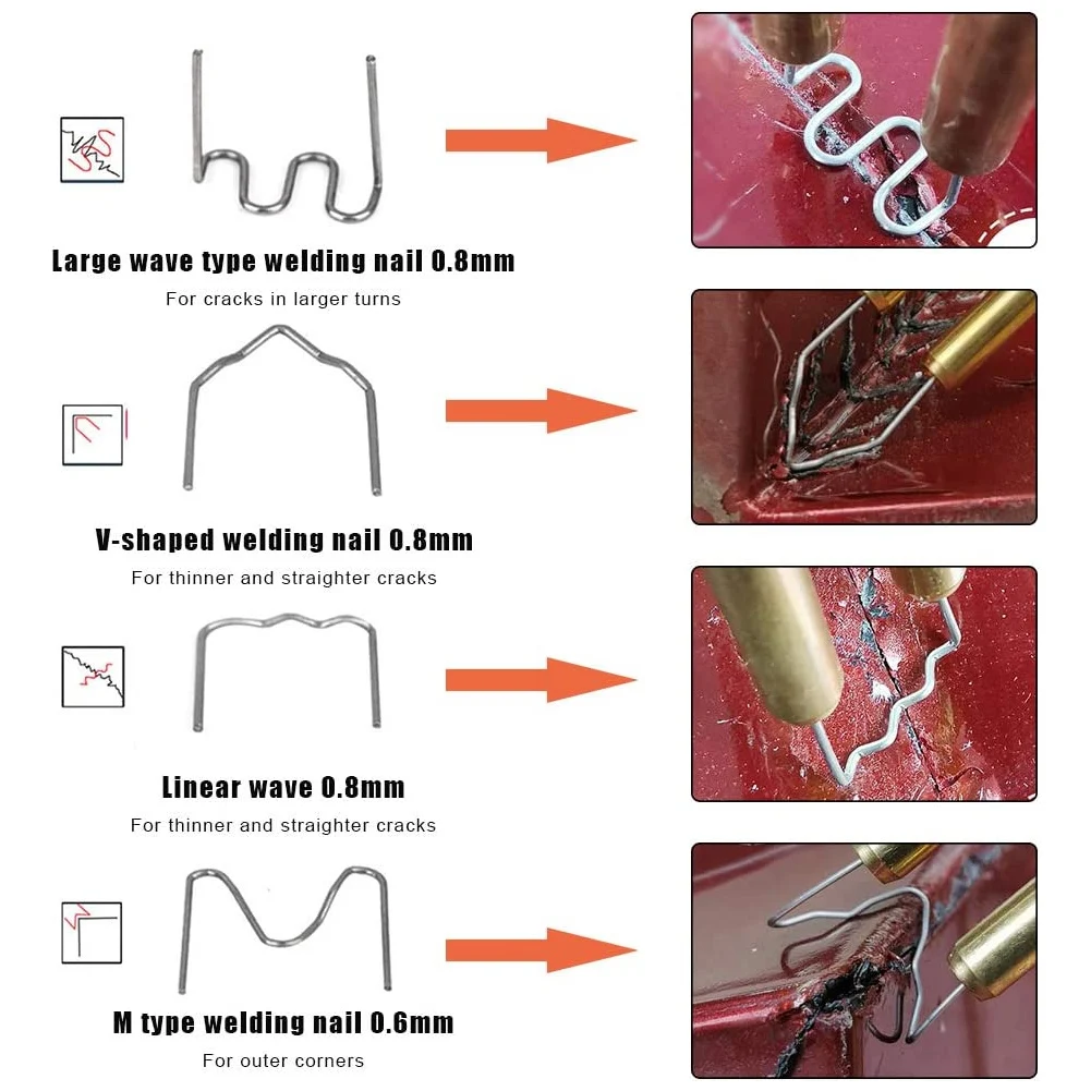 Hot Plastic Welder 2022 New EU 220V Portable Mini Plastic Welding Machine Car Bumper Repair Kit Plastic Repair Welder Heat Gun images - 6