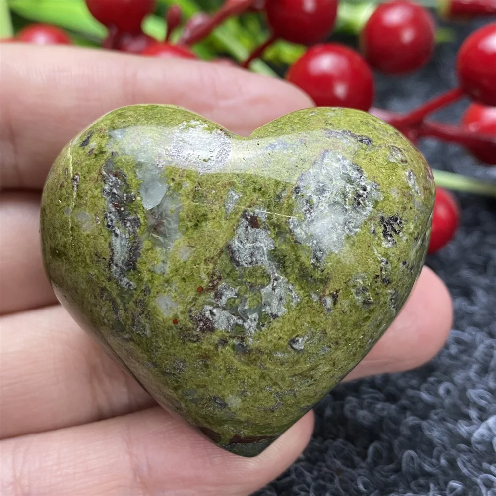 

Natural Dragon Beard Stone Heart-Shaped Quartz Ore Specimen For Room Decor Home Decoration Maison Witchcraft Handicraft Gifts