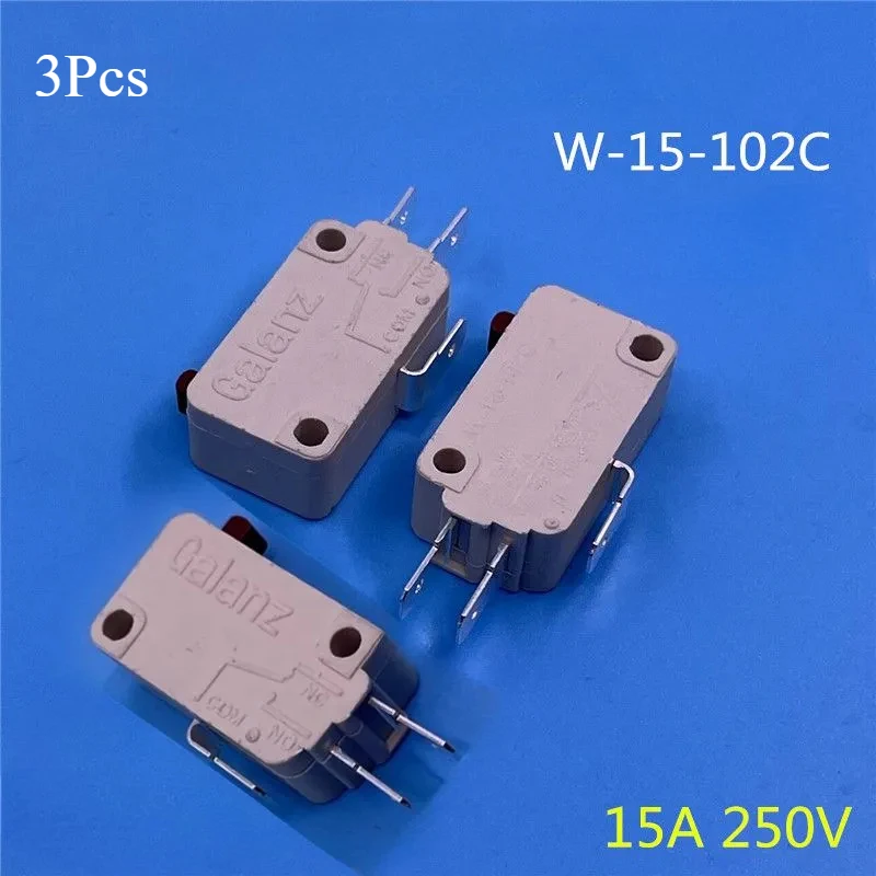 3шт W-15-102c микропереключатель двери микроволновой печи части 15А