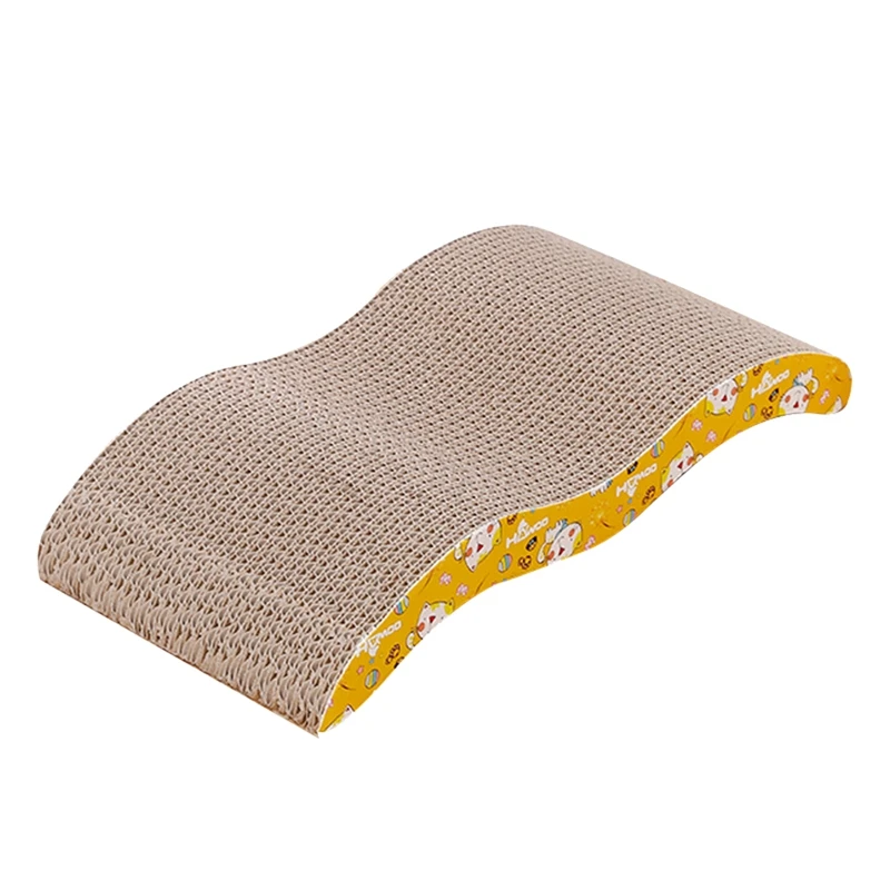 

Cat Scratcher Cardboard Cat Scratch Pad with Premium Scratch Textures Design Durable Cat Scratching Pad