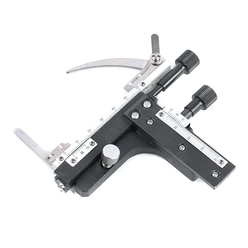 

Stage X-Y Movable Stage Attachable Mechanical with 0-60mm Scale Microscope Accessory for Monocular Biological Microscope