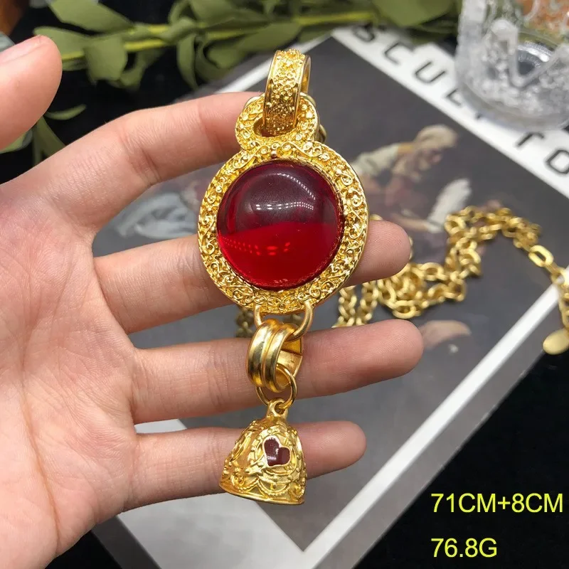 Длинное ожерелье в стиле средневекового запада серебряные серьги-гвоздики с