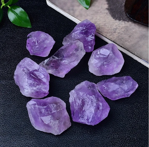 

Натуральный аметист, необработанный камень, энергетическая исцеляющая чакра, Рейки, ароматерапия, кристалл, образец домашнего декора