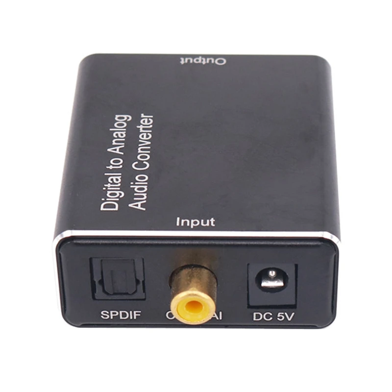 Цифро-аналоговый аудиоконвертер разъем 3 5 мм Aux Rca L/R преобразователь