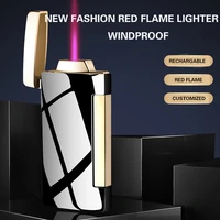 windproof blue to red flame spray gun ligher cool torch turbo gas butane lighter cigarette smoking accessories gadgets for men