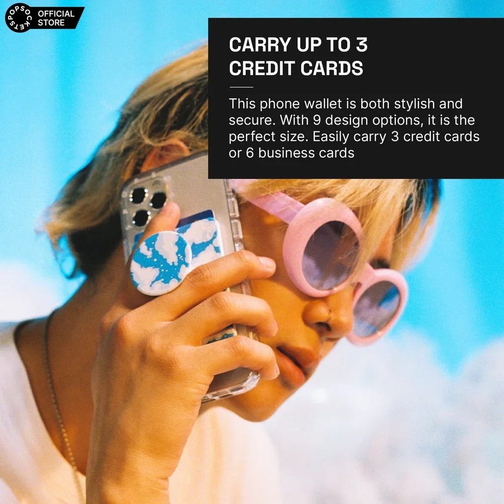 PopMount 2-Bike MagSaf PopGrip Base Slide Stretch Премиум-крепление для телефона/ручка/кошелек