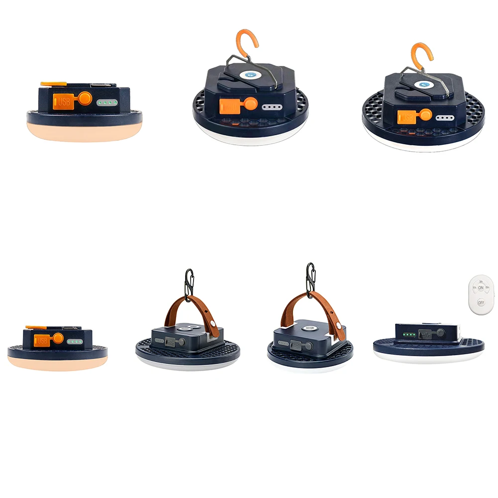 

144LED Tent Lantern Rechargeable Portable Emergency Night Light Camping Equipment Hanging Bulb Powerful Outdoor Work Flashlight