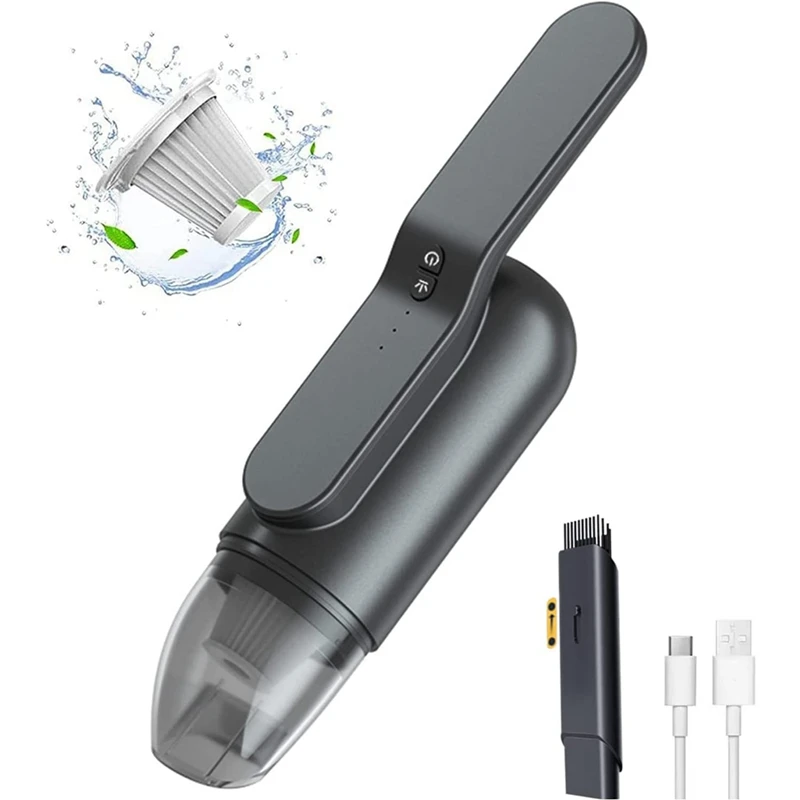 

Handheld Vacuum Cleaner Cordless - Vacuuming Home Dust Rechargeable High Power, Mini Vacuum Cleaners Lightweight