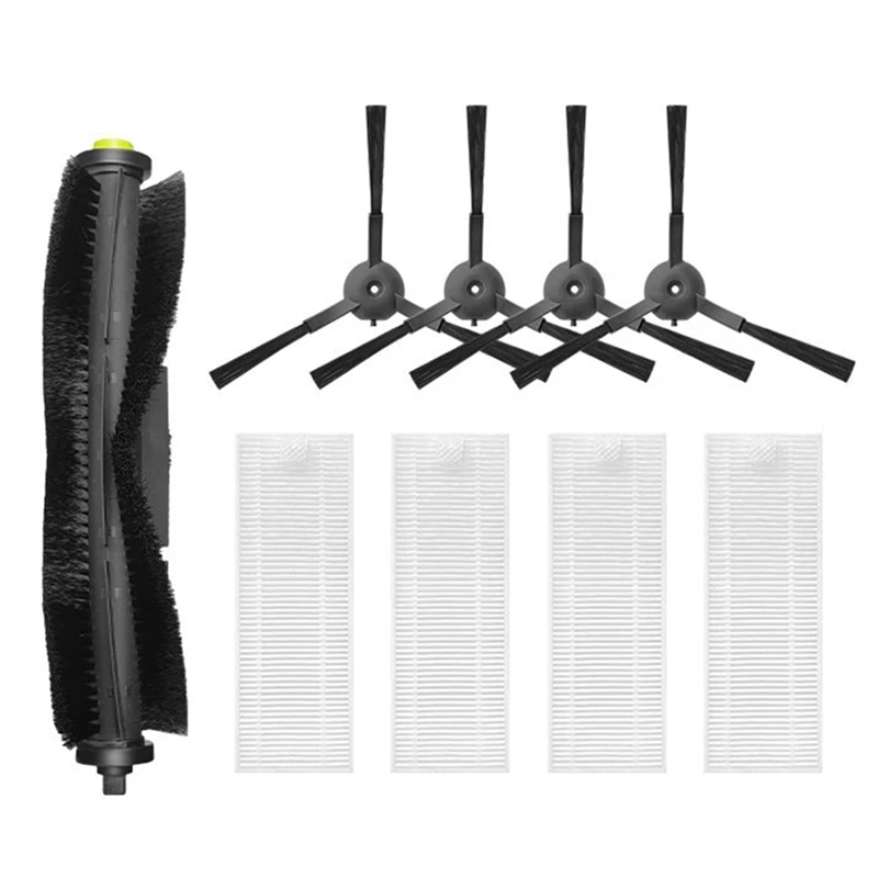 

Roller Brush Filter Side Brush Replacement Parts For Qihoo 360 S10 X100 Max Robotic Vacuum Cleaner