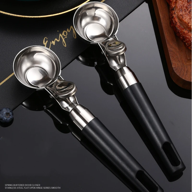 

Ice Cream Scoop with Trigger Stainless Steel Ice Cream Spoon Watermelon Fruit Baller Ice Ball Maker Kitchen Gadgets