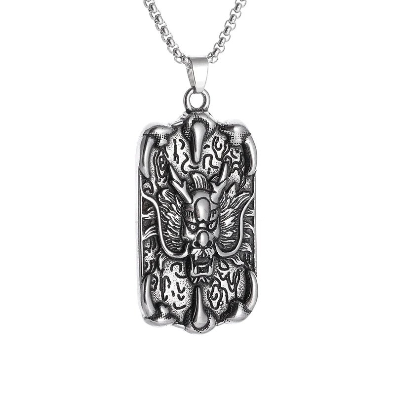 Кулон Xianglong в стиле ретро, ожерелье из нержавеющей стали, подходит для мужчин и женщин, индивидуальный стильный амулет в стиле панк, ювелирные изделия