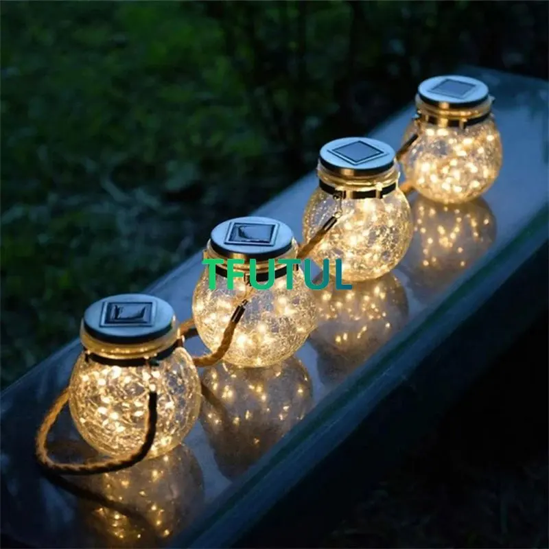 

Solar Hanging Light Waterproof Glasses Led Solar Power Colorful Lights for Christmas Holidays Balcony Outdoor Decoration Garden