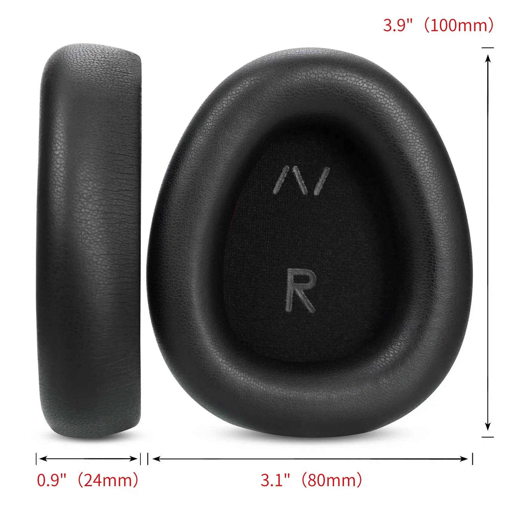 Фото Сменные амбушюры для наушников Skullcandy Aviator 900, из мягкой протеиновой кожи с пеной с эффектом памяти №2