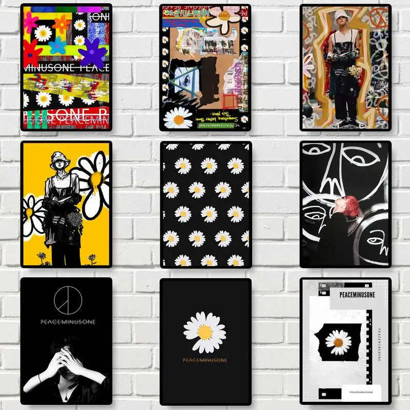 

Постеры G-Dragon Daisy Peaceminusone, плакаты, принты, настенные картины, украшение для гостиной и дома