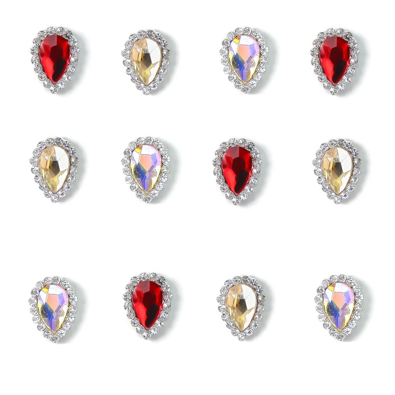 5 шт. стразы в форме капли для украшения ногтей