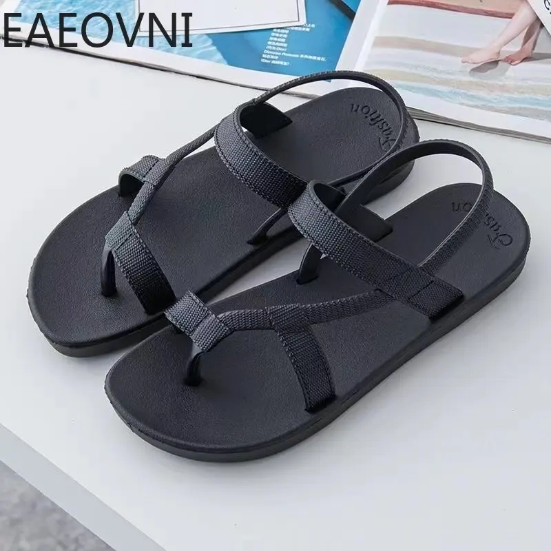 

Summer Rome Women Sandals Fashion Open Toe Narrow Band Soft Sole Flats Sandalias Ladies Casual Outdoor Beach Gladiator Shoes