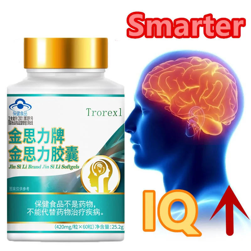 

Premium Nootropic Brain Booster Supplement Enhance Focus Improve Memory Mental Enhancement Pills for Neuro Energy & Iq Ginkgo