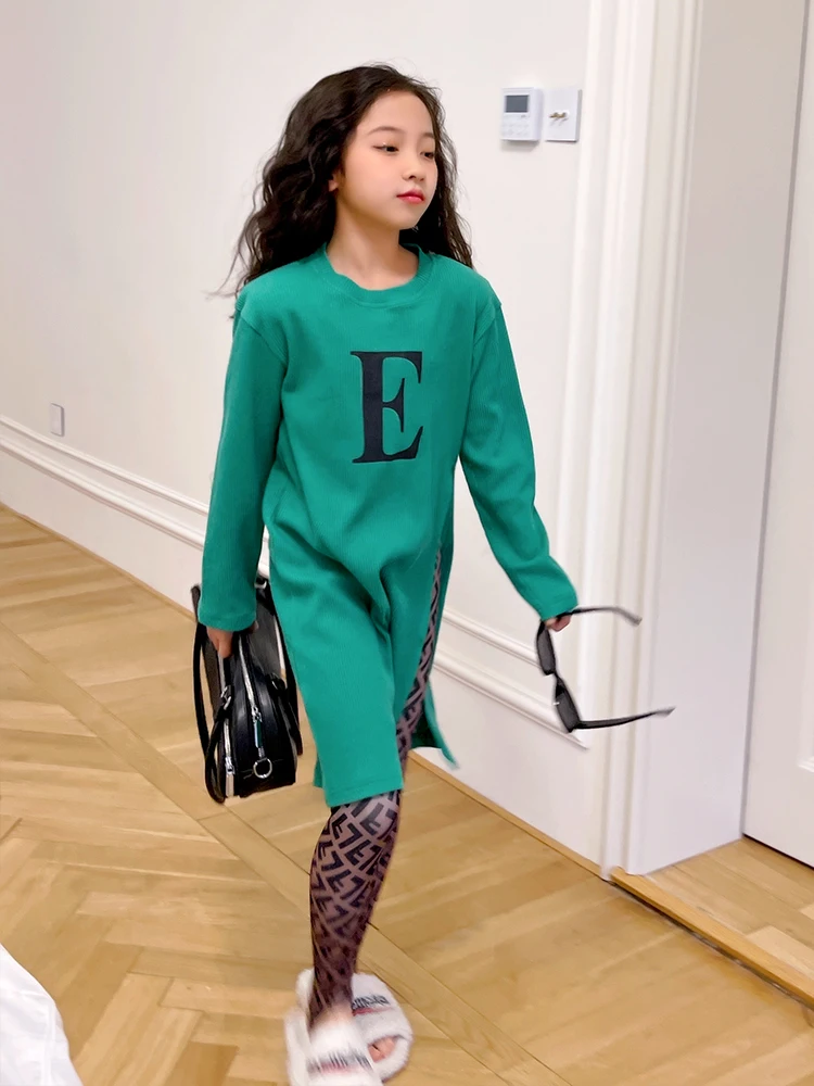 Футболка для девочек Новинка весна-лето 2022 Детская футболка в гонконгском стиле