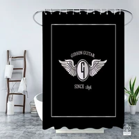 vintage guitar shower curtains novelty amp waterproof home decor guitar music bathroom fabric curtain accessories sets 180x180