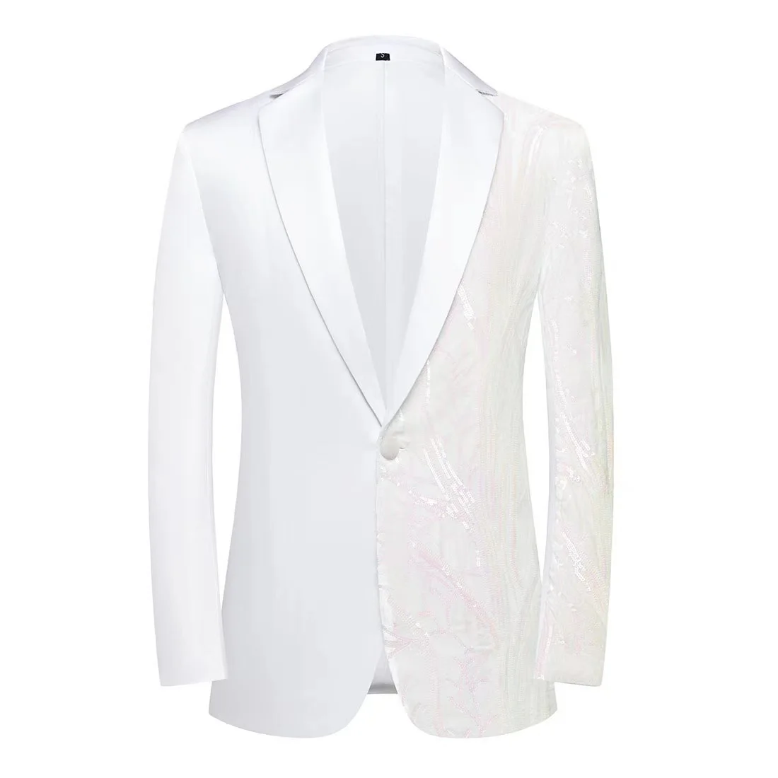 Блестящие повседневные блейзеры фиолетового золотого красного синего цвета с