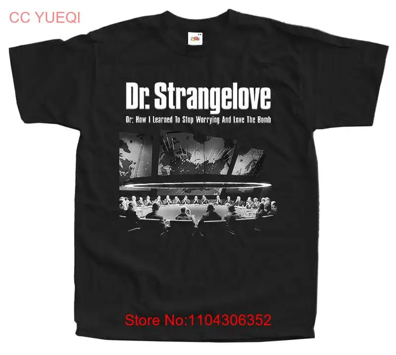 ФУТБОЛКА Dr. Strangelove Футболка V2 S Kubrick Плакат Черный все размеры от до 5XL длинные или