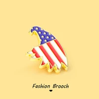 usa flag emblem brooch brooch enamel pins america eagle statue of liberty badge souvenir bag clothes lapel pin fashion jewelry