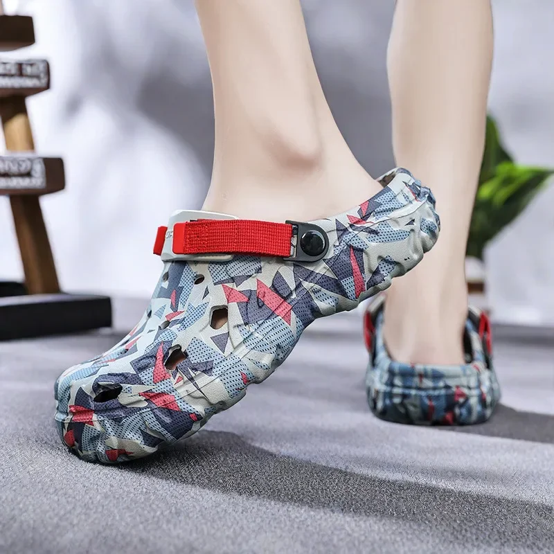 Sneakair/летние мужские тапочки известного бренда мужская обувь противоударные