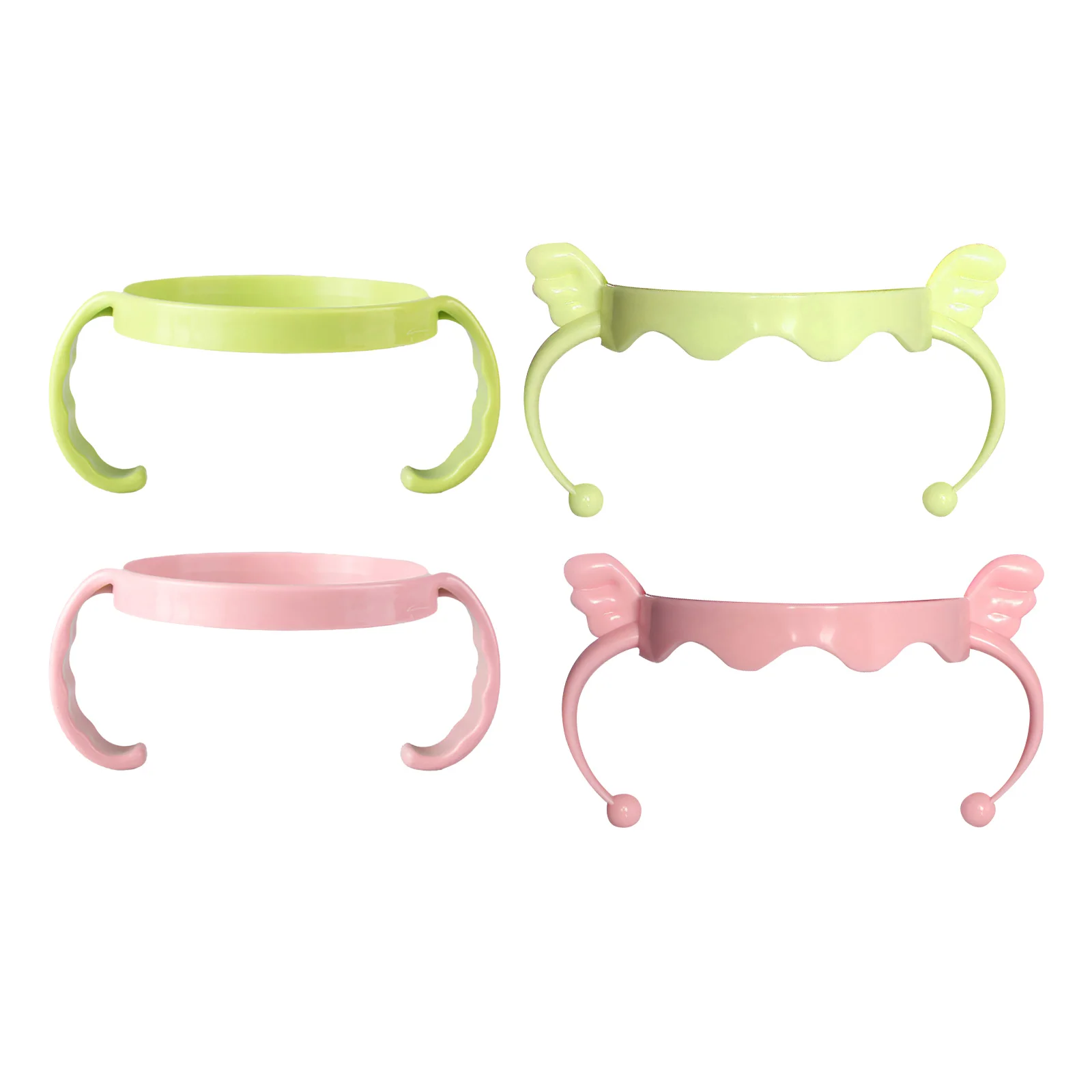 

Baby Feeding Bottle Trainer Easy Grip Handles Holder Suitable For South Korea Comotomo Bottle Handle Angel Wings Handle Grip