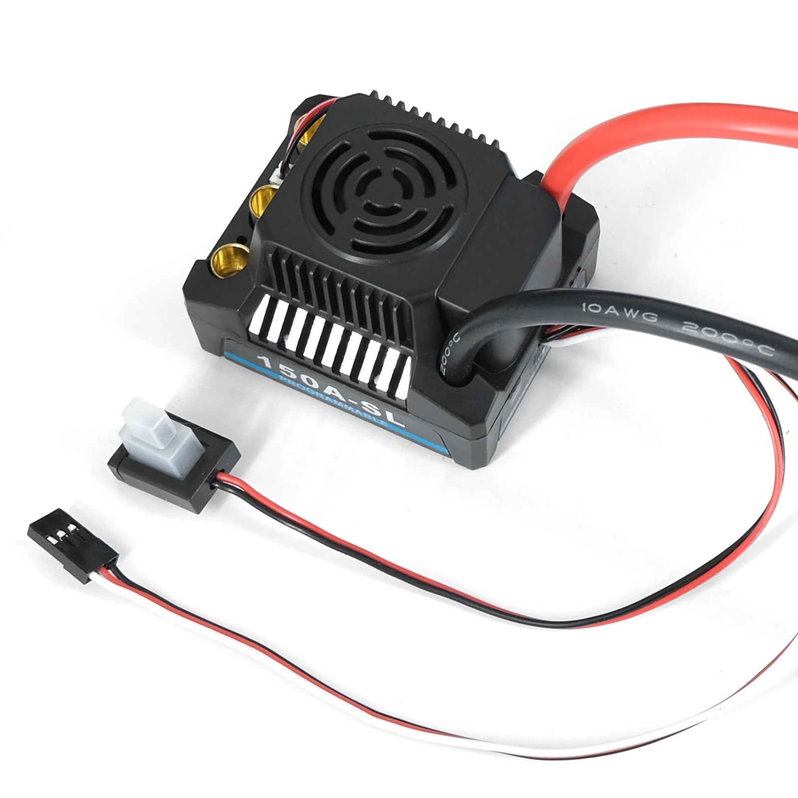 Фото Platinum 1 150A 20A 2-4S водонепроницаемый безбашетный ESC с 5,8 В-6,1 В/3 А BEC для 1/10 1/12 1/14 RC автомобиля, грузовика, модель игрушки №5