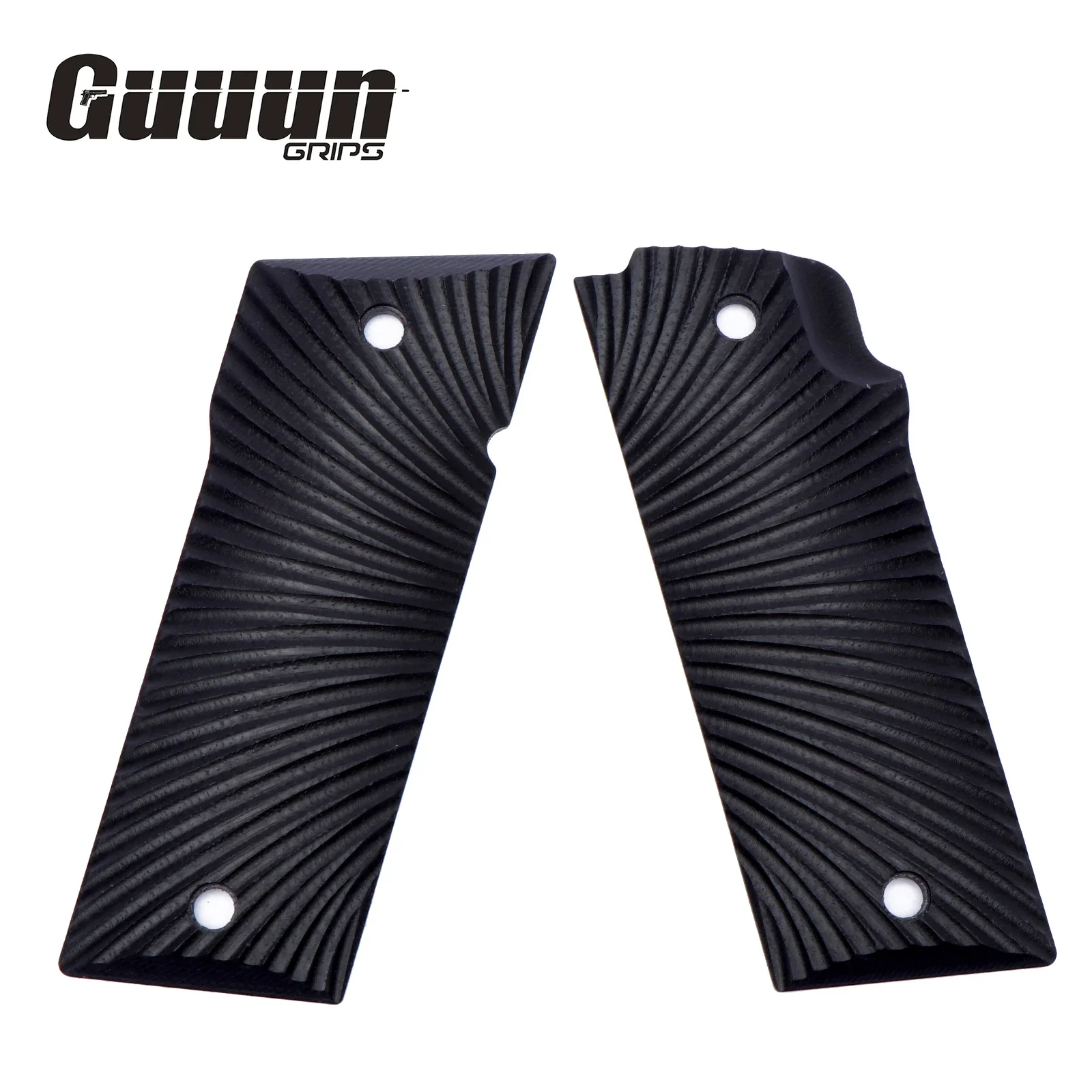 Ручки Guuun G10 для автоматических ручек Coonan 357 Magnum 1911 текстура Sunburst