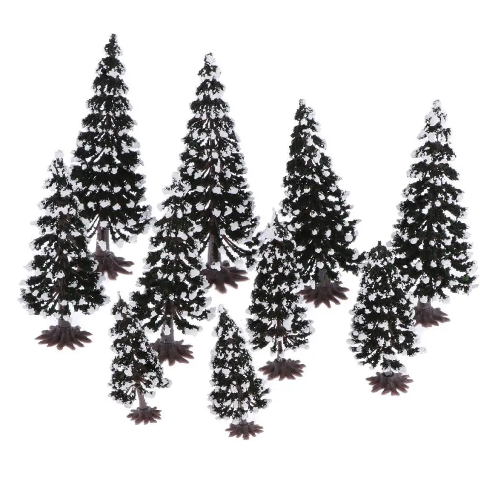 Смешанная модель 6-14 см с железнодорожным пейзажем диорама строительные