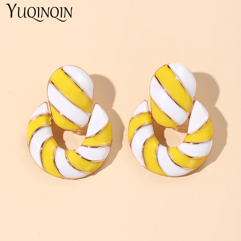 Новые корейские аксессуары для женщин трендовые ювелирные изделия большие