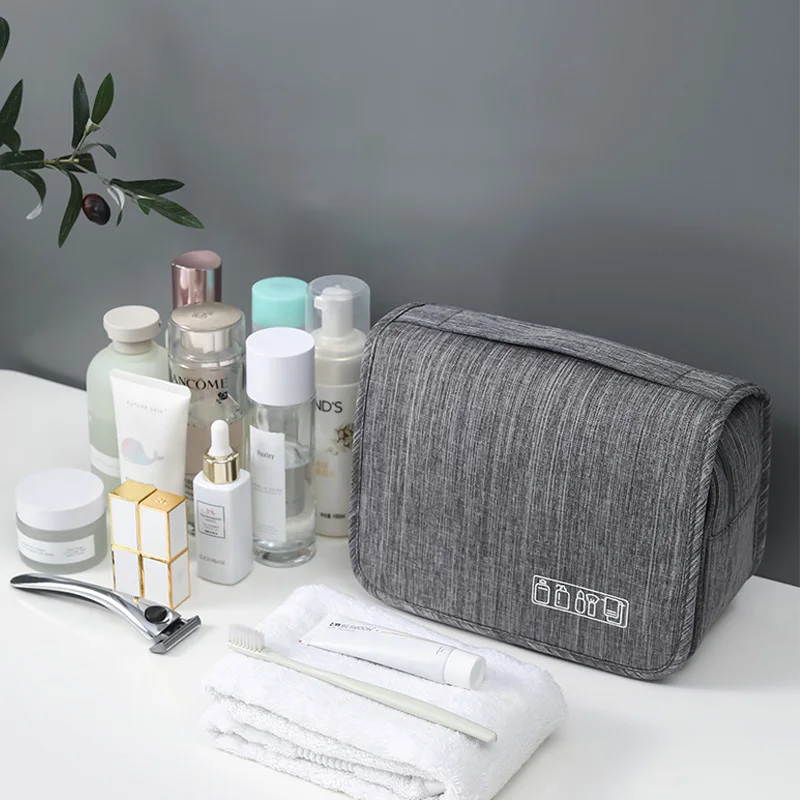 

New high-capacity travel makeup bag Portable Makeup Storage bag Ladies waterproof hook makeup bag Wash bag