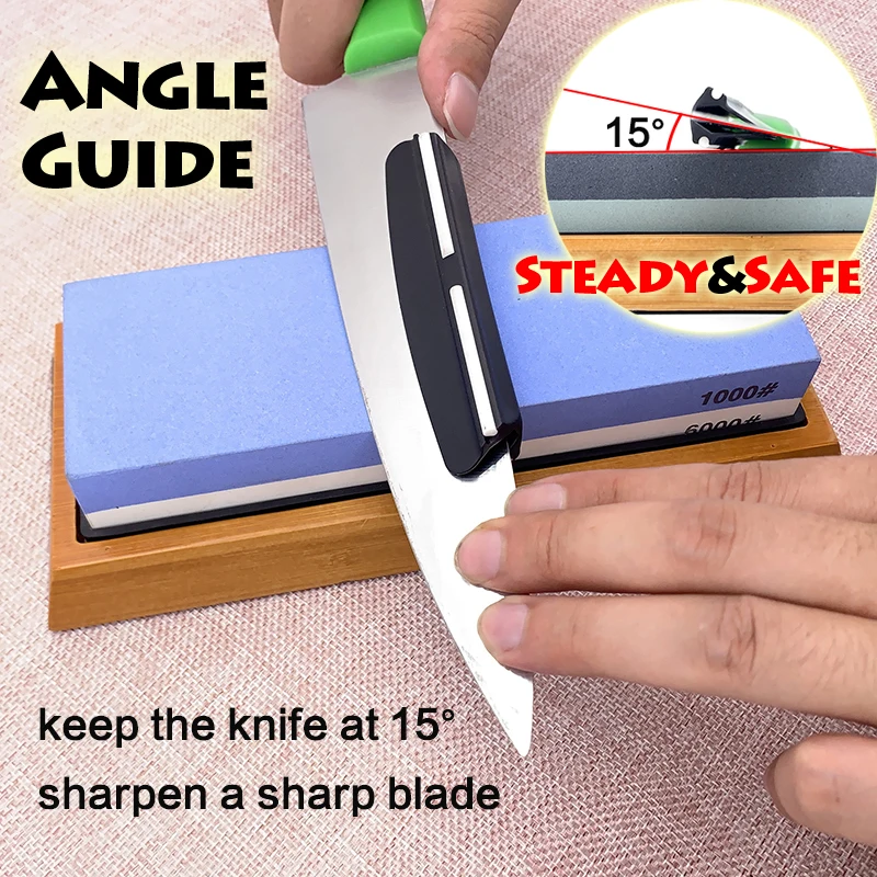 15 Degrees Angle Guide Kitchen Knife Sharpening Strip Clips Precise Knives Regulator Safe Durable Tools Honing Grinding Gadgets