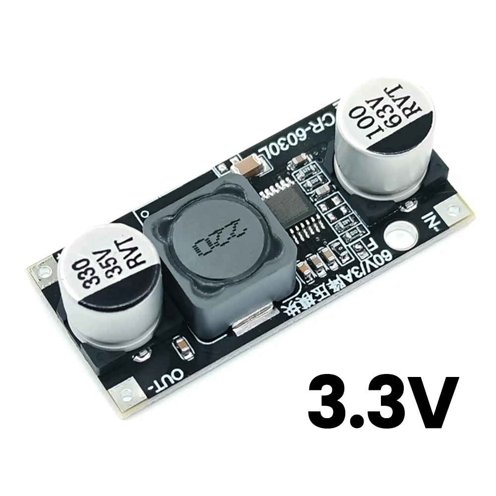 

Aideepen DC-DC Buck Module регулируемый понижающий преобразователь 60V 3A 3.3V/5V/12V/24V
