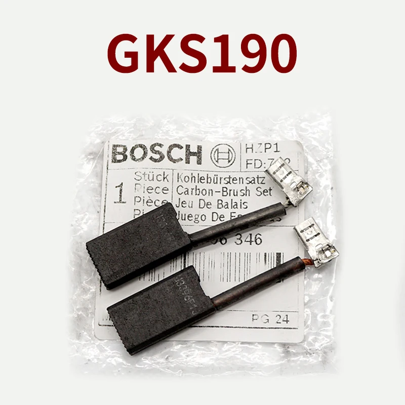 

Карбоновая щетка GKS190 для Bosch GKS190 U3396F13, ручная циркулярная пила для бензопилы, сменная Угольная щетка 23x16x6 мм