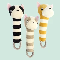 dog chew toy for small and medium sized dogs interactive squeaky stuffed animal toy cotton rope interactive cat and dog toy