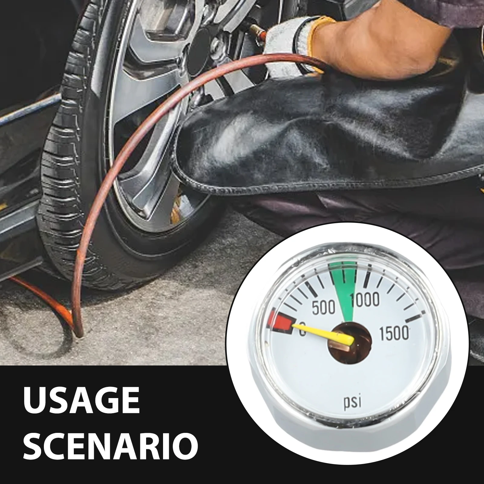 Манометр PCP манометр мини-метр 0-3500 0-6000 фунтов на квадратный дюйм