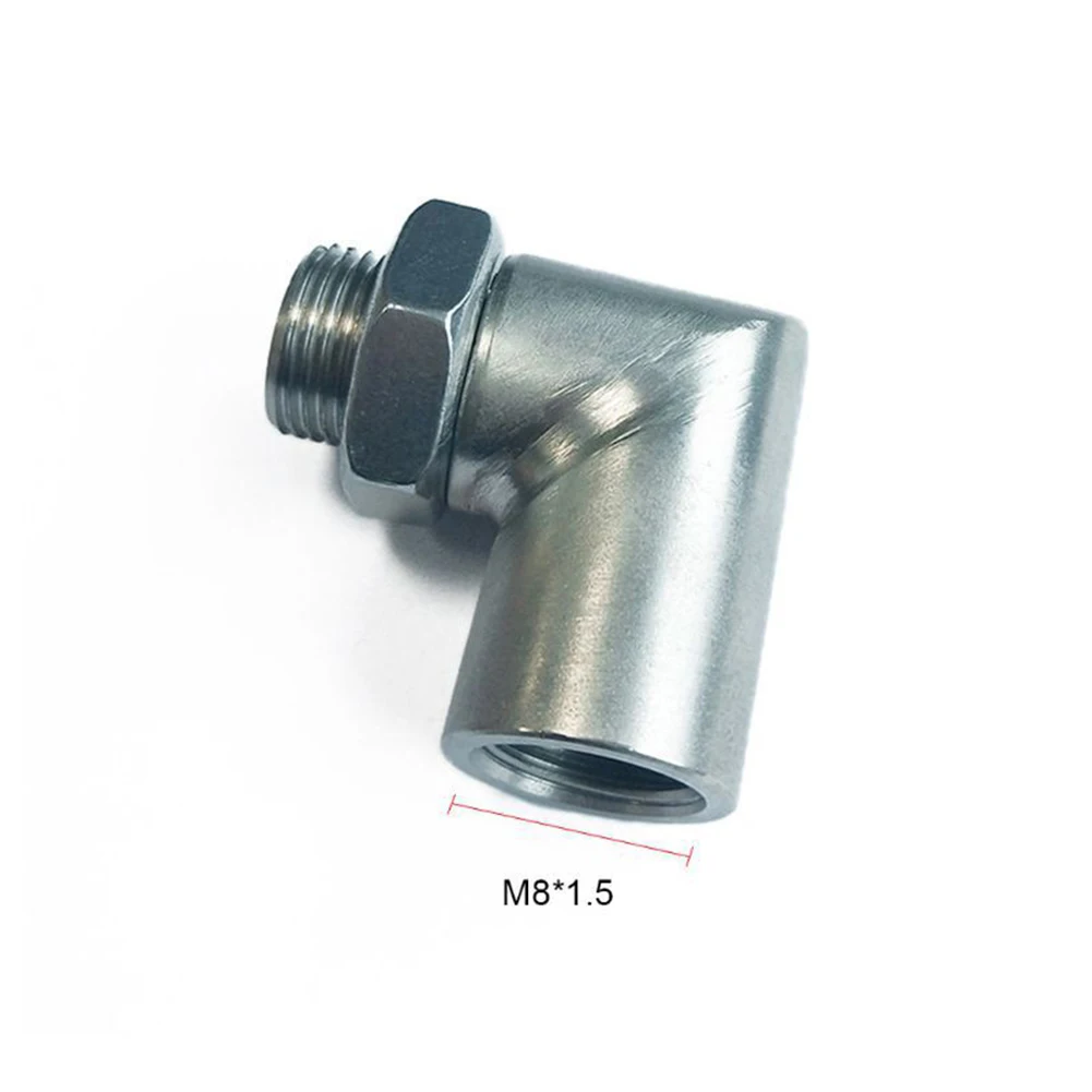 

1pcs 90° Car Oxygen Sensor Extender Spacer M18x1.5 Exhaust Pipe Sensor Short Extension Joint Modified Joint Auto Accessories