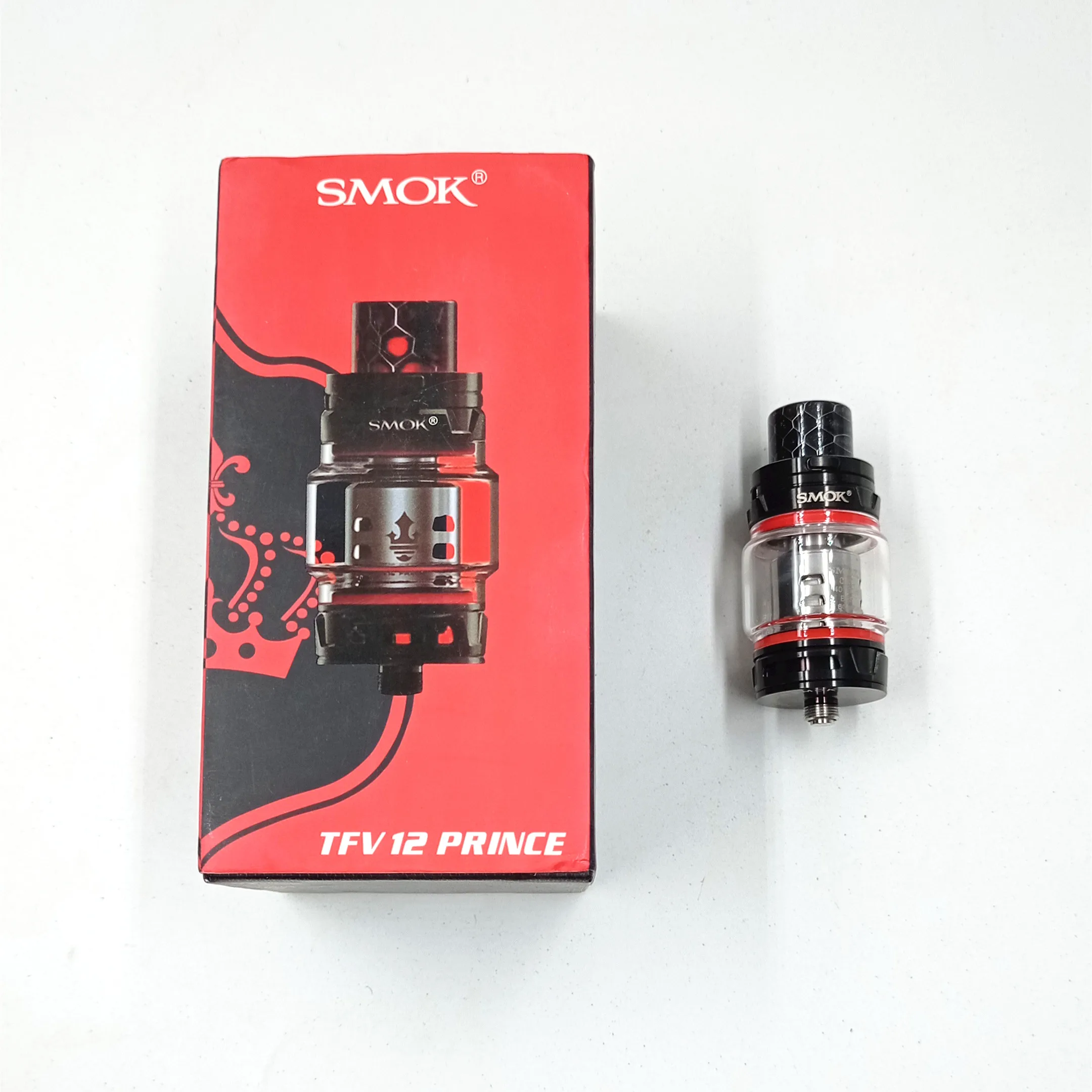 

Атомайзер TFV12 V12 Prince 8 мл Sub Ohm черный цвет