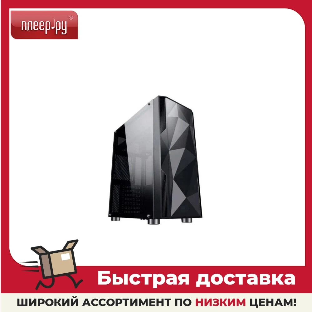 Корпус Formula F-3401 V1 ATX Black без БП Midi - Tower |