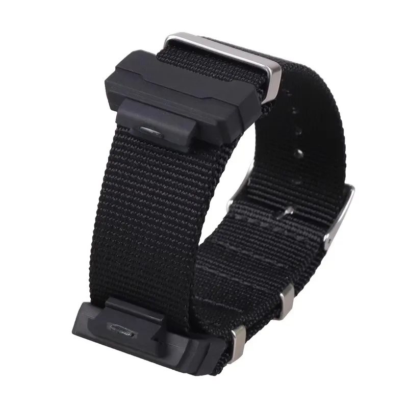 Нейлоновый холщовый ремешок для часов CASIO DW5600 DW5610 GW-B5600 черный оранжевый хаки синий желтый зеленый спортивный мужской ремешок для часов на открытом воздухе (art.: 3920caafcc669) - 3920caafcc669