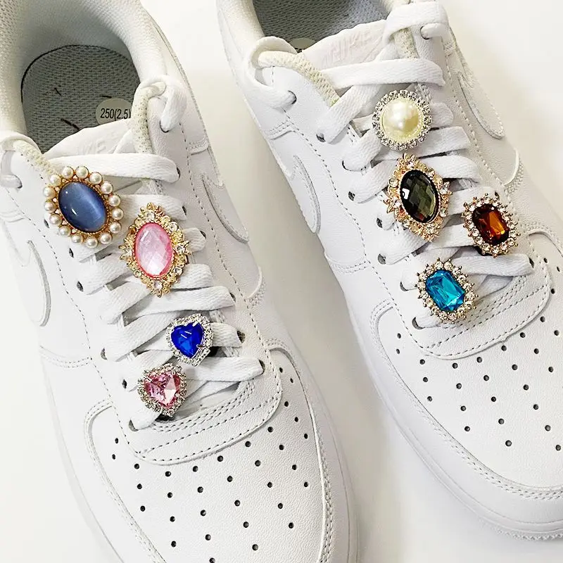 

Роскошные Подвески Стразы для обуви для кроссовок блестящие бриллианты аксессуары модные Элегантные Подвески на шнуровке универсальные