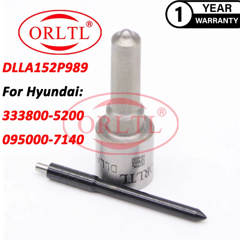 

Injection Nozzle DLLA152P989 Common Rail Injector DLLA 152 P 989 Repair Kit DLLA 152P989 For Hyundai 333800-5200 095000-7140