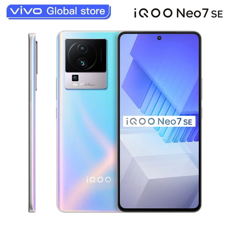 Original VIVO iQOO Neo7se 5G Mobile Phone 6.78 Inch AMOLED Dimensity 8200 Octa Core 120W SuperFlash Charge 64M Triple Camera NFC enlarge